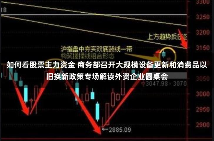 如何看股票主力资金 商务部召开大规模设备更新和消费品以旧换新政策专场解读外资企业圆桌会